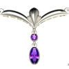 ALas de la Libertad en plata con gemas naturales www.pabloarielcanete.com