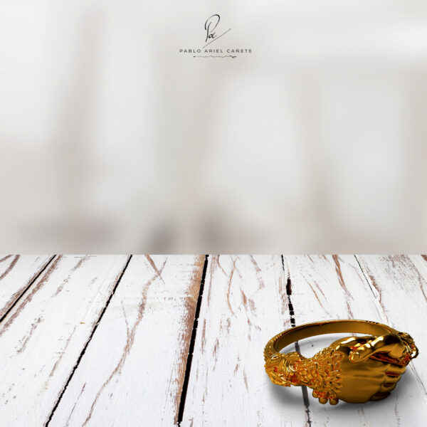 escena alianza romana oro amarillo 18k www.pabloarielcanete.com
