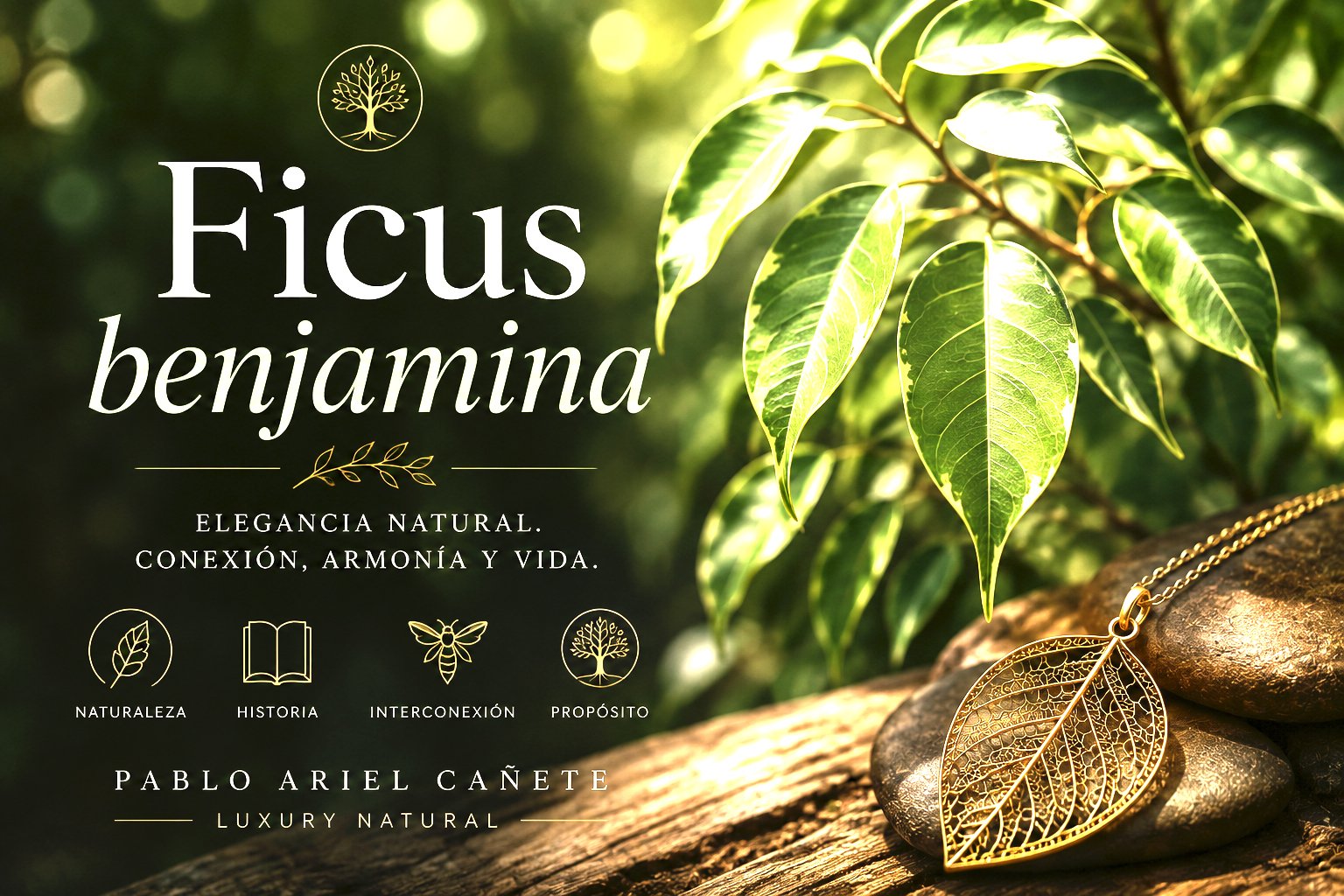 La hoja de Ficus benjamina www.pabloarielcanete.com