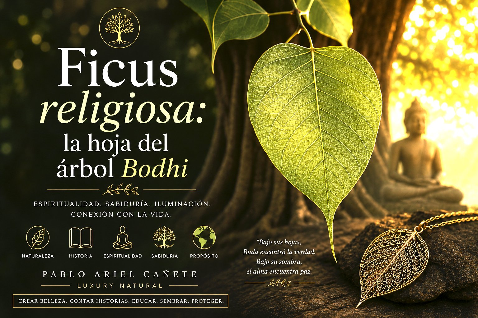 La hoja de Ficus religiosa www.pabloarielcanete.com