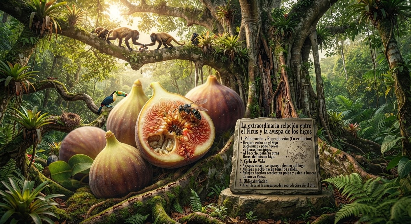 La extraordinaria relación entre el Ficus y la avispa de los higos www.pabloarielcanete.com