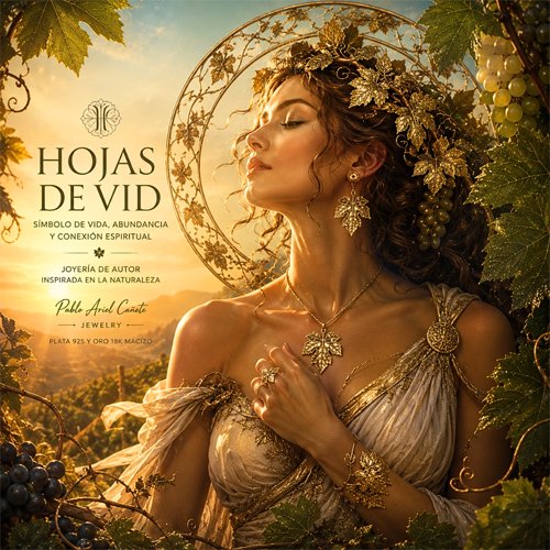 La hoja de vid: historia, espiritualidad y el arte de convertir la naturaleza en una joya eterna www.pabloarielcanete.com