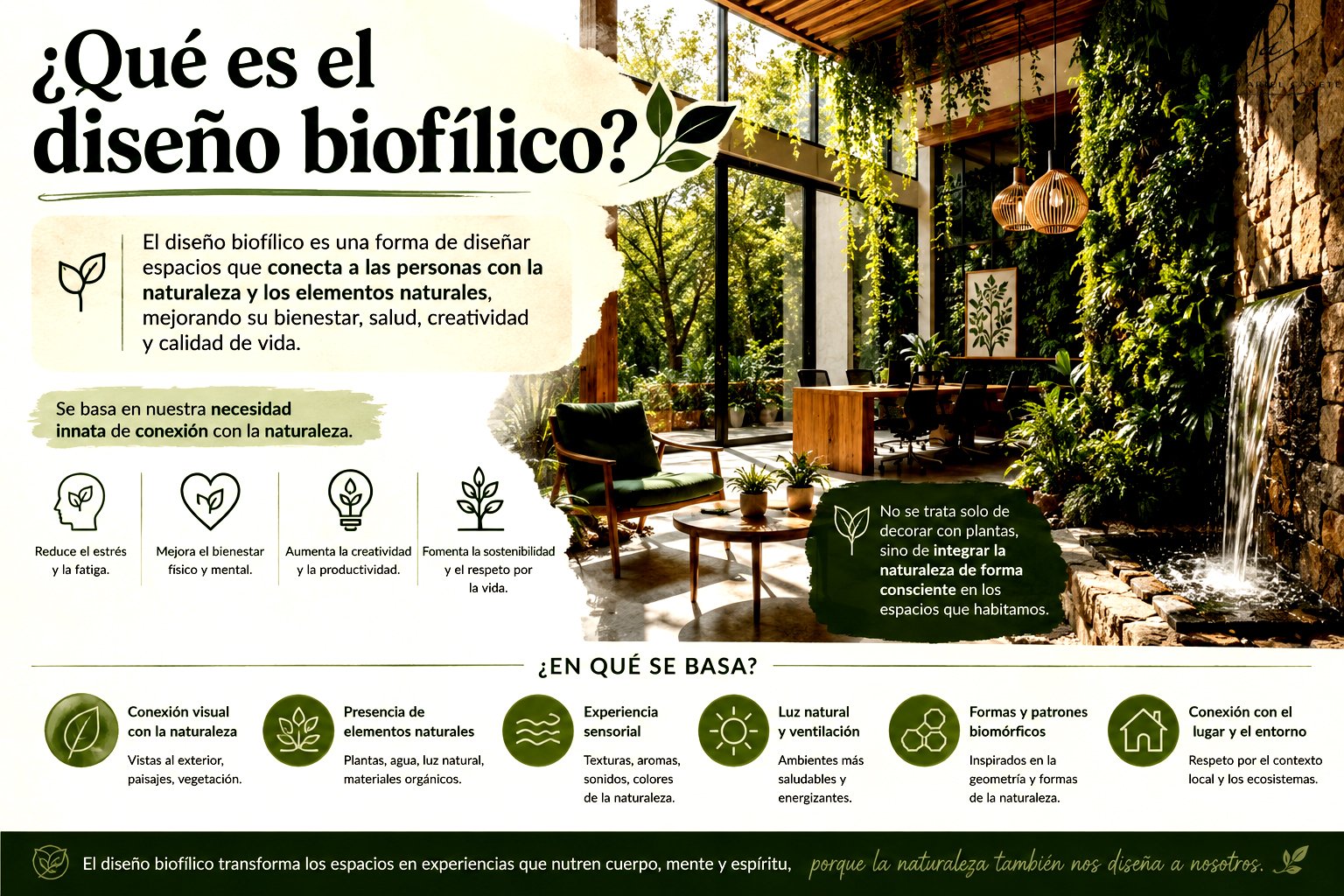 Qué es el diseño biofílico ¿Qué es el diseño biofílico? www.pabloarielcanete.com