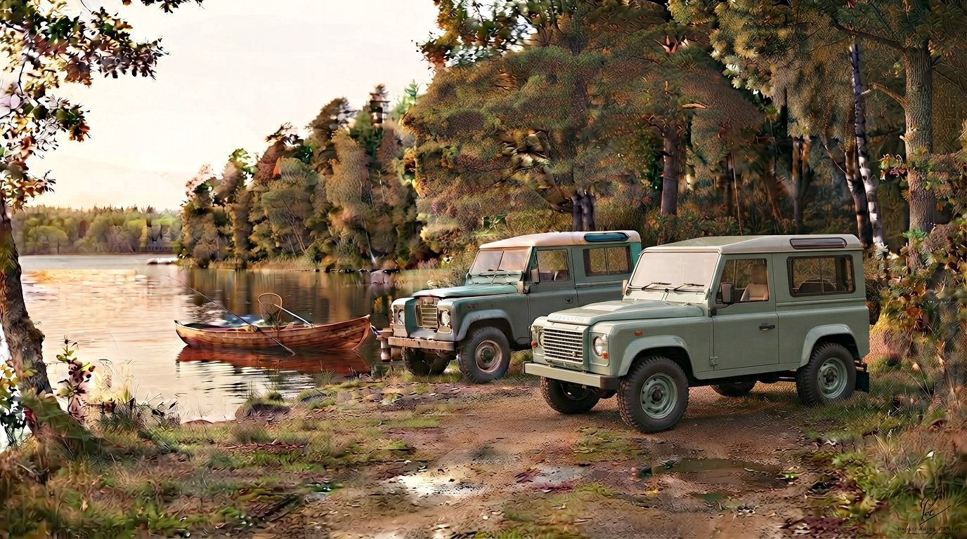 Land Rover Defender 110 y Land Rover Santana www.pabloarielcanete.com